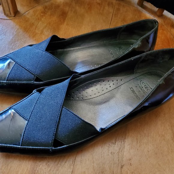 Black Patent Joan & David Circa Comfort 365 Shoes 8 1/2M - Picture 8 of 8